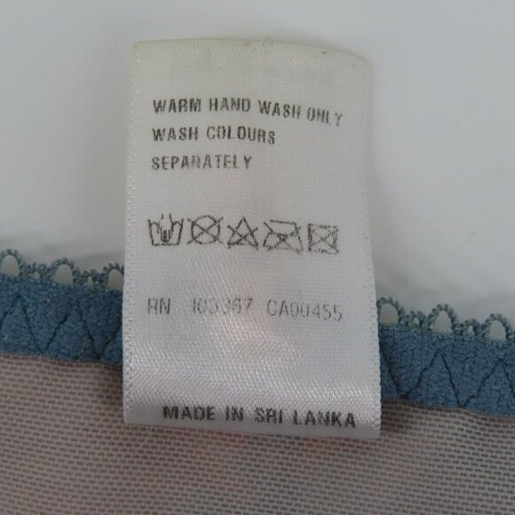 Elomi 36I Bra 4420 Mariella Underwire Banded Bra Tropical Blue Leaf Unlined - Picture 13 of 15